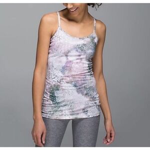 Lululemon Sugar Crush Multi Power Y Athletic Tank Top Size Small